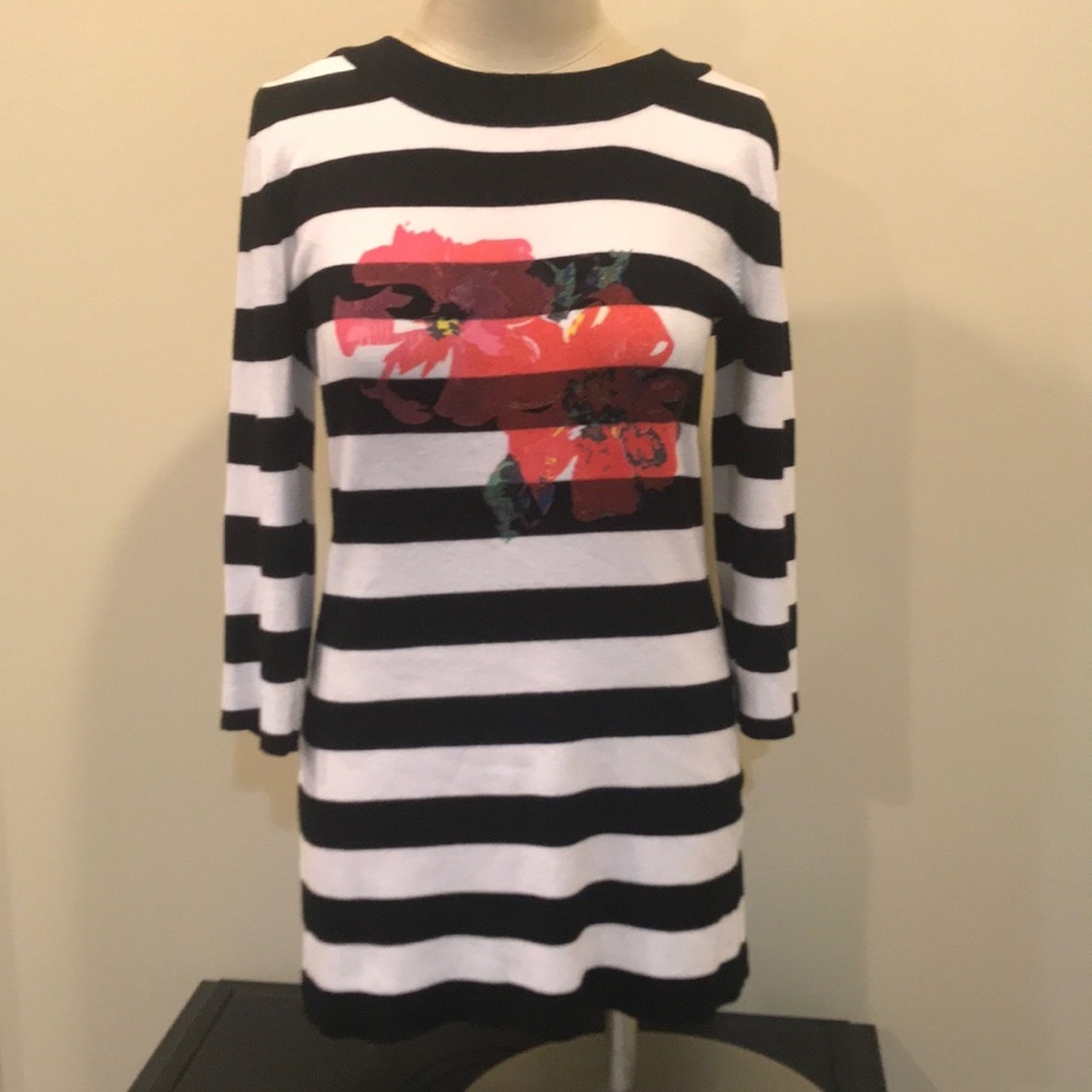 Soft Surroundings Sweater Black and White